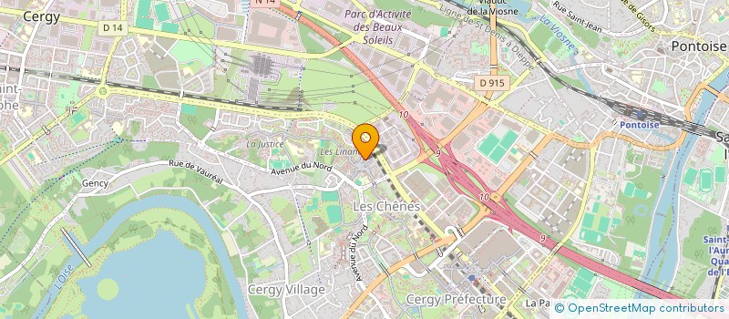 localisation de l'entreprise MONSIEUR LASSANA CISSAKO  CERGY