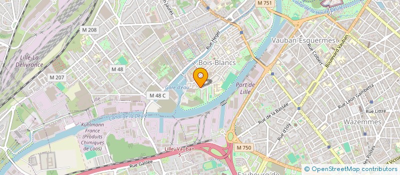 localisation de l'entreprise MONSIEUR LASSANA CISSE  LILLE