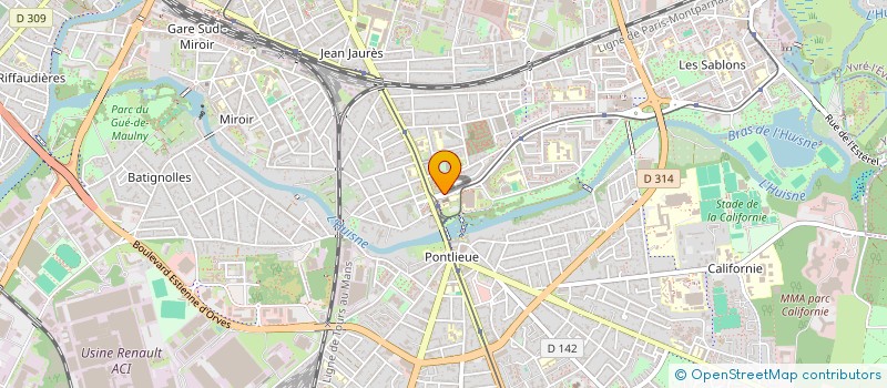 localisation de l'entreprise MONSIEUR LASSANA COULIBALY  LE MANS