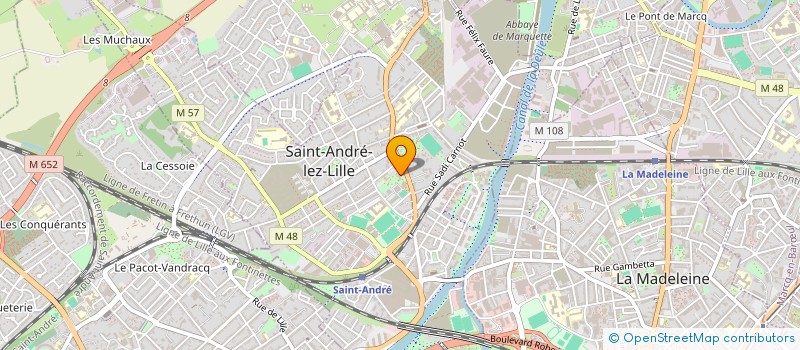 localisation de l'entreprise MONSIEUR LASSANA DIABY à SAINT-ANDRE-LEZ-LILLE