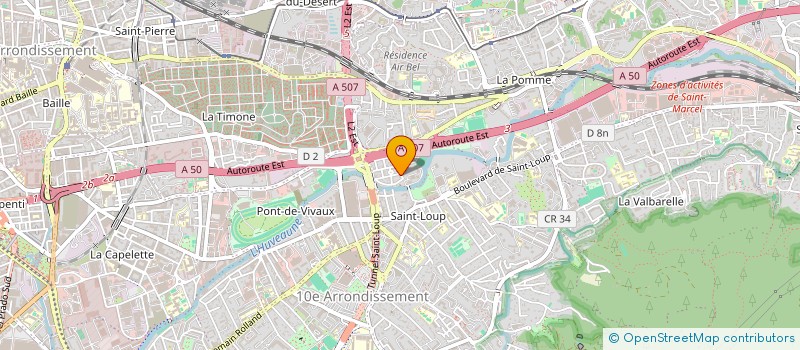 localisation de l'entreprise MONSIEUR LASSANA DIAGANA à MARSEILLE 10EME
