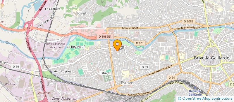 localisation de l'entreprise MONSIEUR LASSANA DIAKHABY  BRIVE-LA-GAILLARDE