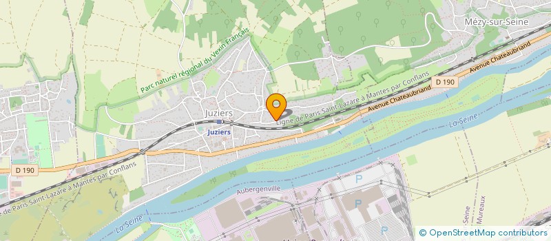 localisation de l'entreprise MONSIEUR LASSANA DIAKHITE  JUZIERS