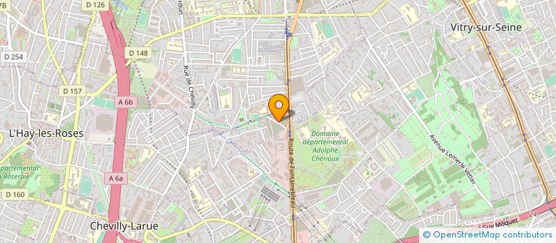 localisation de l'entreprise MONSIEUR LASSANA DIARRA  L'HAY-LES-ROSES