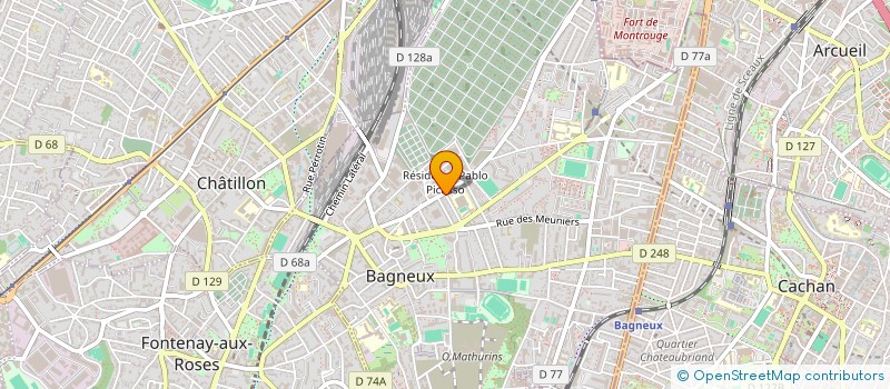 localisation de l'entreprise MONSIEUR LASSANA FOFANA à BAGNEUX