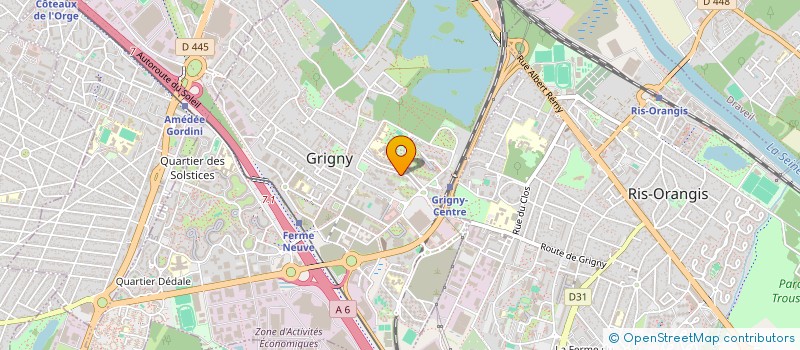 localisation de l'entreprise MONSIEUR LASSANA GADJIGO  GRIGNY