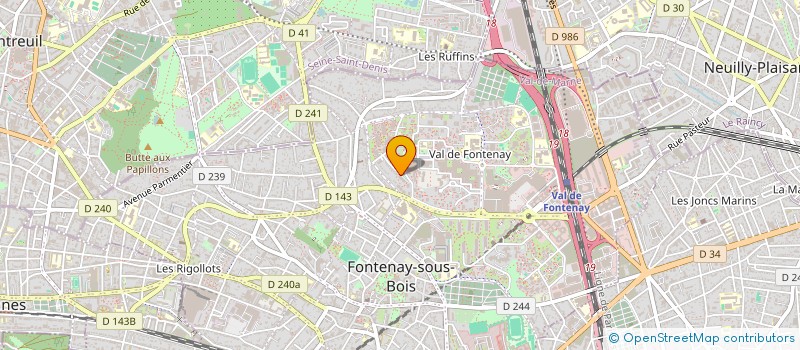 localisation de l'entreprise MONSIEUR LASSANA KARAMOKO à FONTENAY-SOUS-BOIS