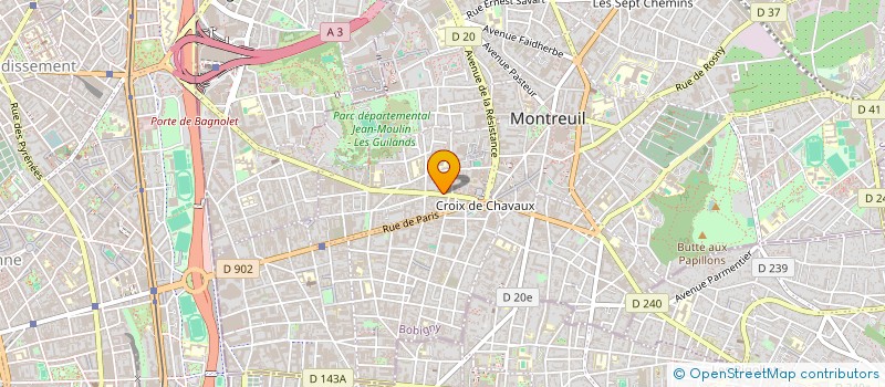 localisation de l'entreprise MONSIEUR LASSANA-MAMA CAMARA à MONTREUIL