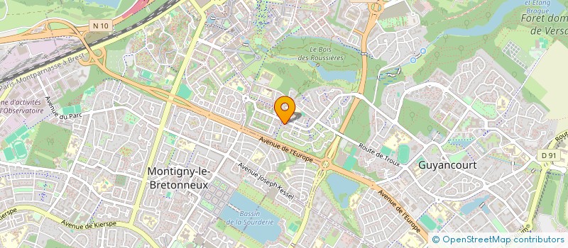 localisation de l'entreprise MONSIEUR LASSANA MAREGA  GUYANCOURT