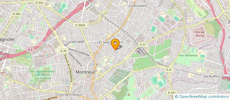 localisation de l'entreprise MONSIEUR LASSANA NIAGANE à MONTREUIL