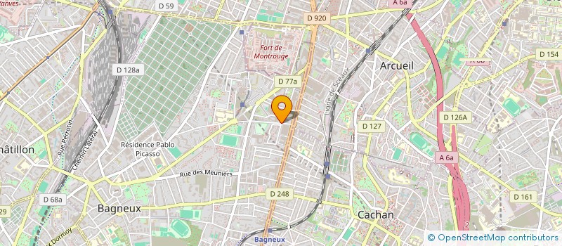 localisation de l'entreprise MONSIEUR LASSANA SACKO à BAGNEUX