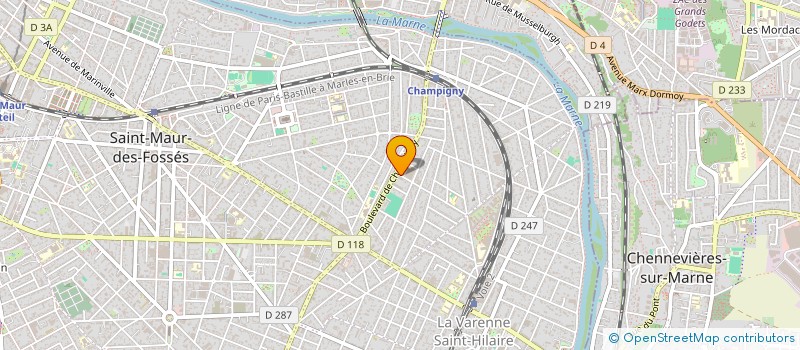 localisation de l'entreprise MONSIEUR LASSANA SACKO  SAINT-MAUR-DES-FOSSES