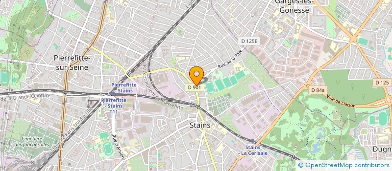 localisation de l'entreprise MONSIEUR LASSANA SIBY à STAINS