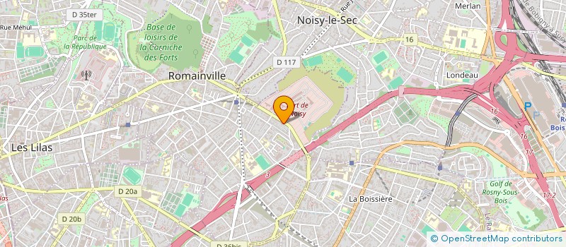 localisation de l'entreprise MONSIEUR LASSANA TIRERA à ROMAINVILLE