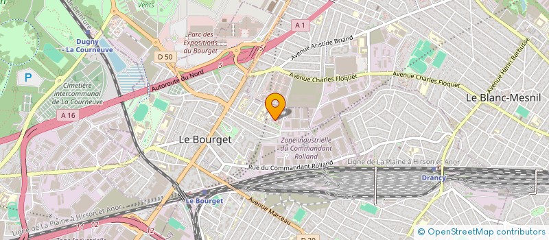 localisation de l'entreprise MONSIEUR LASSANA TOURE à LE BOURGET