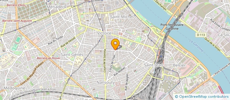 localisation de l'entreprise MONSIEUR LASSANA TRAORE  BORDEAUX