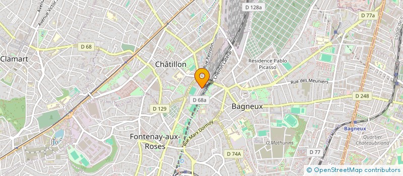 localisation de l'entreprise MONSIEUR LASSANE SOUMANO à BAGNEUX