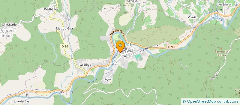 localisation de l'entreprise MONSIEUR LASSE MELGAARD  VIEUSSAN