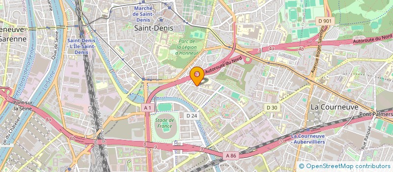 localisation de l'entreprise MONSIEUR LASSENA SIDIBE à SAINT-DENIS