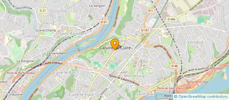 localisation de l'entreprise MONSIEUR LASSINA DIAKITE  CALUIRE ET CUIRE