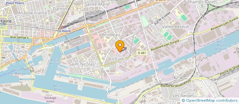 localisation de l'entreprise MONSIEUR LASSINA FOFANA  LE HAVRE