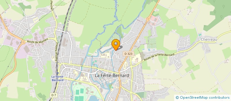 localisation de l'entreprise MONSIEUR LASSINA KARAMOKO  LA FERTE-BERNARD