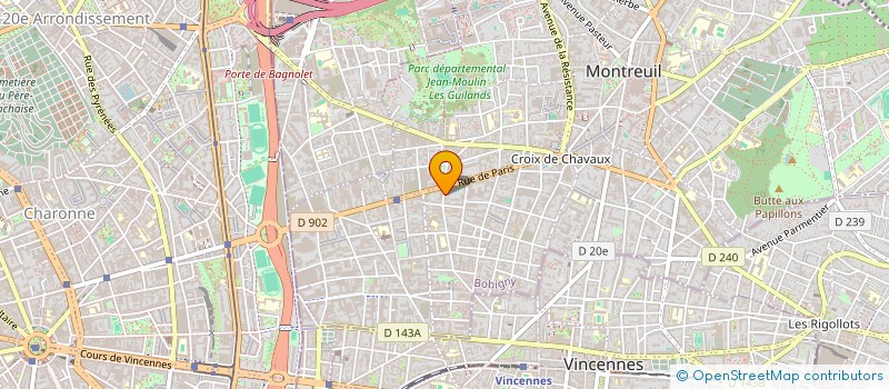localisation de l'entreprise MONSIEUR LASSINA KONE à MONTREUIL
