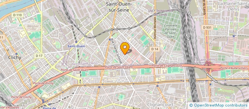 localisation de l'entreprise MONSIEUR LASSINAN CHERIFOU à SAINT-OUEN-SUR-SEINE
