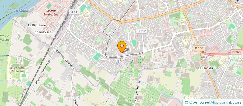 localisation de l'entreprise MONSIEUR LASSINE COULIBALY à ANGERS