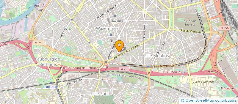 localisation de l'entreprise MONSIEUR LASZLO JALLADEAU à LILLE