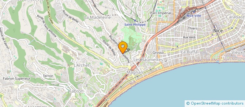 localisation de l'entreprise MONSIEUR LASZLO KOKROF à NICE