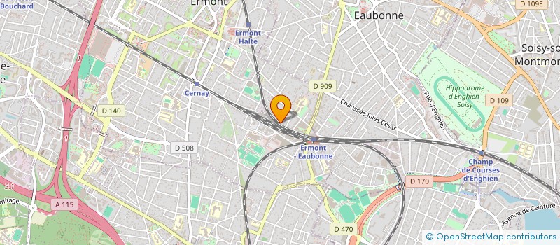 localisation de l'entreprise MONSIEUR LASZLO MARTON MEDVE  ERMONT