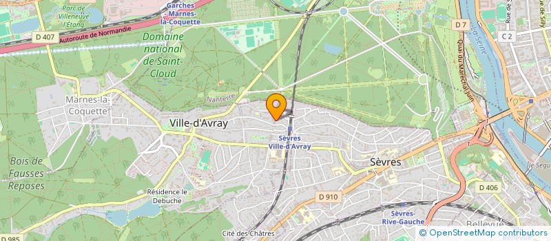 localisation de l'entreprise MONSIEUR LASZLO ORIGET DU CLUZEAU à SEVRES