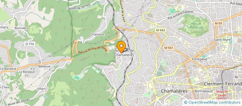 localisation de l'entreprise MONSIEUR LASZLO TOTH  CHAMALIERES