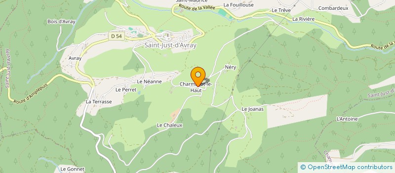 localisation de l'entreprise MONSIEUR LASZLO TOTH  SAINT-JUST-D'AVRAY