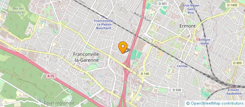 localisation de l'entreprise MONSIEUR LATAMENE SOUKI  FRANCONVILLE