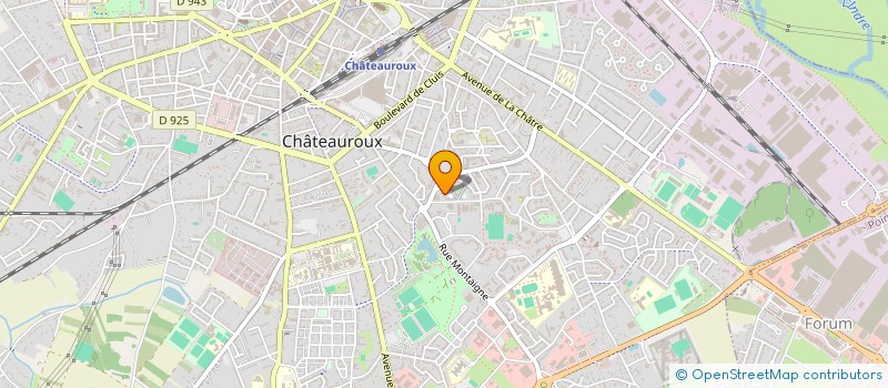 localisation de l'entreprise MONSIEUR LATEVI LAWSON à CHATEAUROUX