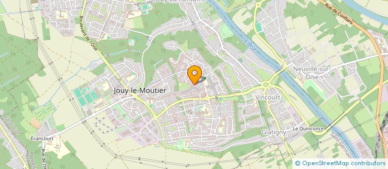 localisation de l'entreprise MONSIEUR LATEVI LAWSON KINIH  JOUY-LE-MOUTIER