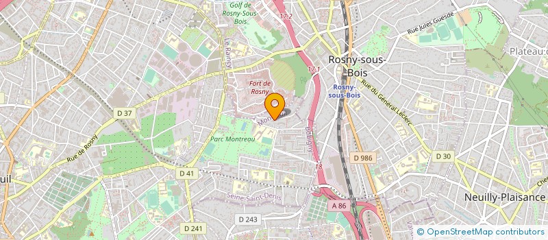 localisation de l'entreprise MONSIEUR LATH YEDOH  MONTREUIL