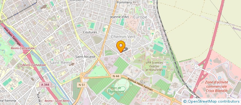 localisation de l'entreprise MONSIEUR LATIF ATALAY  REIMS