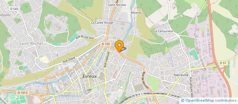 localisation de l'entreprise MONSIEUR LATIFUR REHMAN  EVREUX