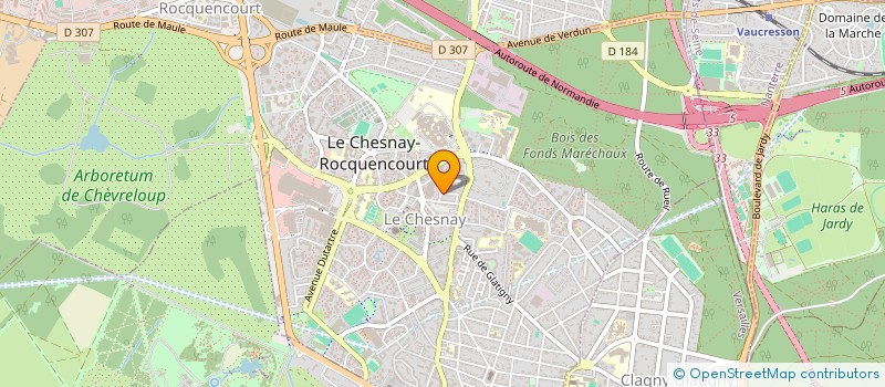 localisation de l'entreprise MONSIEUR LATOUR DE LAROCQUE  LE CHESNAY-ROCQUENCOURT
