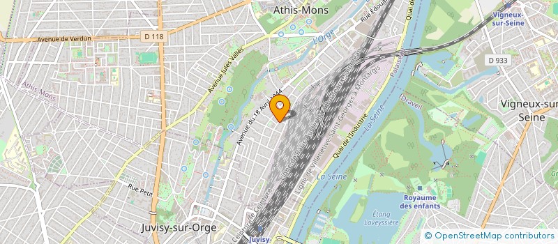 localisation de l'entreprise MONSIEUR LATTO NORBERT YAPI  ATHIS-MONS