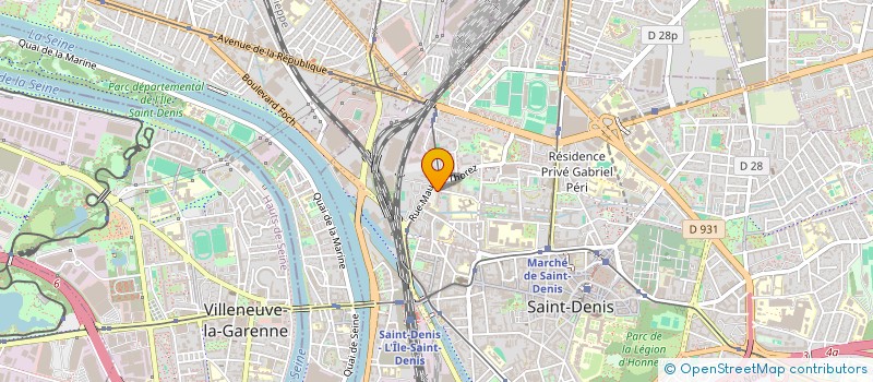 localisation de l'entreprise MONSIEUR LATY NDIAYE  SAINT-DENIS