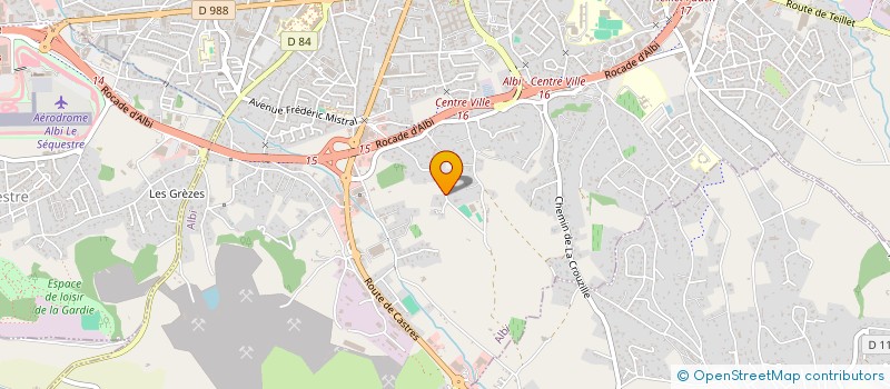 localisation de l'entreprise MONSIEUR LAUDELINO PLAS à ALBI