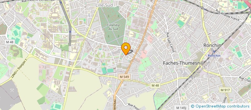 localisation de l'entreprise MONSIEUR LAUDRIN OMANIOUE-EBIE  MONS-EN-BARUL