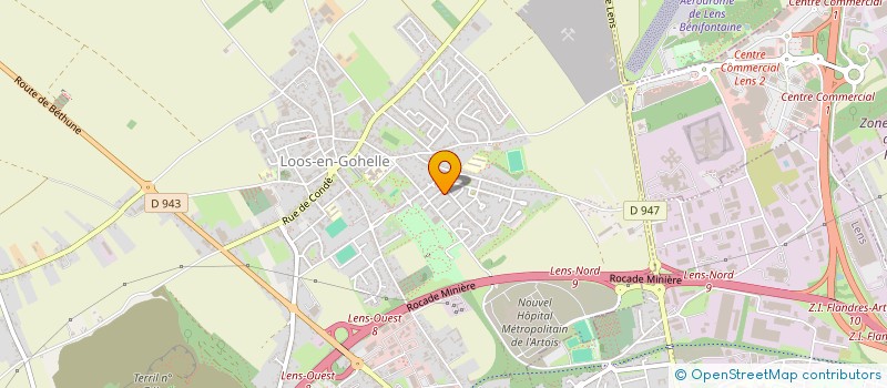 localisation de l'entreprise MONSIEUR LAUGAN BLANLOT  LOOS-EN-GOHELLE