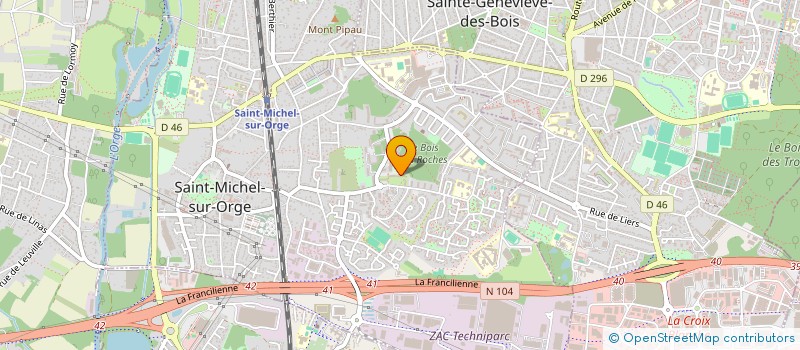 localisation de l'entreprise MONSIEUR LAUNORD THOMAS à SAINT-MICHEL-SUR-ORGE