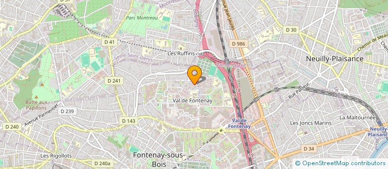 localisation de l'entreprise MONSIEUR LAURA BADIE à FONTENAY-SOUS-BOIS