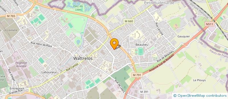 localisation de l'entreprise MONSIEUR LAURA DELMOTTE à WATTRELOS